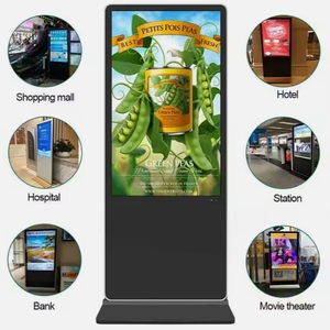 Vertikaler Ständer Voll farbiger Indoor-LED-Digital plakat Beschilderung Android Lcd-Werbe bildschirm für Shop - Product Image 5