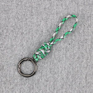 Toptan promosyon anahtarlık kordon anti-kayıp tutturulmuş halka anahtar anti-damla hızlı bırakma toka dokuma Paracord anahtarlık - Product Image 5