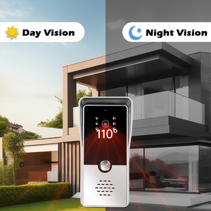 Manufacturer's Video Doorphone <strong>Touch</strong> <strong>Button</strong> Unlock Function Home Use Wired Connectivity Lication Video <strong>Intercom</strong> <strong>System</strong> - Product Image 2