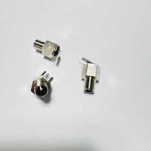 Hongsheng ช่องเสียบแจ็คไฟฟ้า DC ชุบนิกเกิลขนาด5.5x2.1มม. ขั้วต่อสำหรับแผงตัวเมียแบบ2P DC-099 5.5*2.1 5.5*2.5 5.5x2.5 - Product Image 1