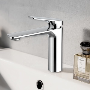 Sàn gắn kết phòng tắm lưu vực Vòi nước lạnh và nước nóng trộn hiện đại sang trọng phòng tắm vòi nước - Product Image 1