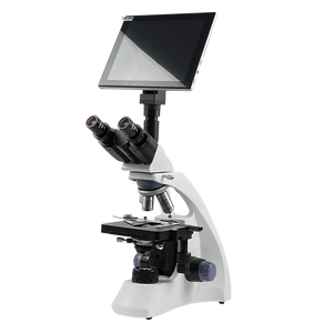 带9.7英寸屏幕的NK-80TLCD三眼数字显微镜内置5.0mp相机生物、液晶复合显微镜 - Product Image 1