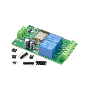 5V/8-80V Netzteil ESP8266 WIFI Doppel relais modul ESP-12F Entwicklungs platine - Product Image 1