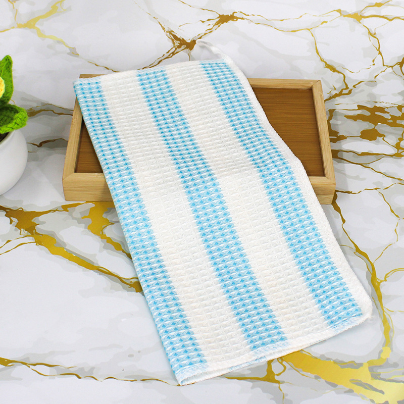 Petites rayures larges rayures (bleu)