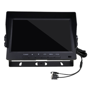 Seguridad del vehículo Monitor de 7 pulgadas Entrada VGA Pantalla HD Pantalla LCD Soporte Pantalla HD con soporte en U - Product Image 3