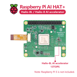 Official <strong>Raspberry</strong> <strong>Pi</strong> 5 AI HAT+ Artificial Intelligence Kit with Hailo8l/Hailo8 Accelerator <strong>Module</strong>, 13Tops/26Tops - Product Image 5