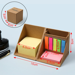 Customized High Quality Notes Pad <strong>Memo</strong> Pads Kawaii <strong>Cube</strong> Kraft Paper Journal Sticky Note Set - Product Image 5