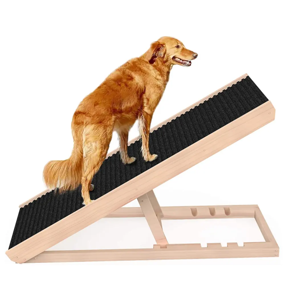Scale per cani portatili per cani di grossa taglia, rampe per animali domestici in alluminio leggero, gradini per auto per cani con scala a fisarmonica con antiscivolo