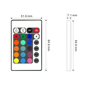 Mini 24 Keys Remote <strong>Control</strong> Infrared Receiver Tv Background Gaming Room Rgb Colorful Lighting Dimmer LED Strip <strong>Light</strong> Controller - Product Image 6