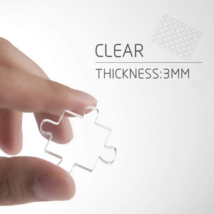 108 pcs rõ ràng Acrylic thân thiện với môi hình dạng phim hoạt hình ghép hình câu đố thiết lập thách thức khó khăn nhất Trò chơi câu đố cho trẻ em Đồ chơi quảng cáo - Product Image 5