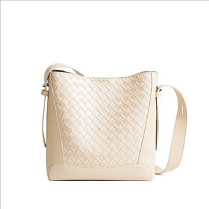 Luxury Textured 2025 Handcrafted Cowhide Tote <strong>Bag</strong> Women's Large Capacity <strong>Extremely</strong> Simple Woven Shoulder <strong>Bag</strong>