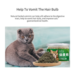 Interaktif kedi oyuncaklar doğal Catmint Catmint kedi nip davranır evcil hayvan yemeği toptan - Product Image 6