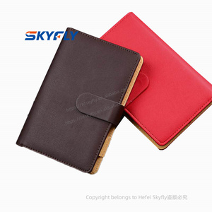 Venta al por mayor personalizado A5 con correa elástica PU diario cuaderno impreso marca Logo diario Bloc cuaderno de notas de cuero PU