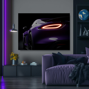LED自動車ポスターLED装飾品装飾品現代その他絵画壁アート