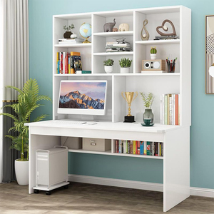 Desktop <strong>Computer</strong> <strong>Table</strong> Desk Pictures for PC <strong>Computer</strong> with Shelf Bookshelf Study <strong>Table</strong> - Product Image 1