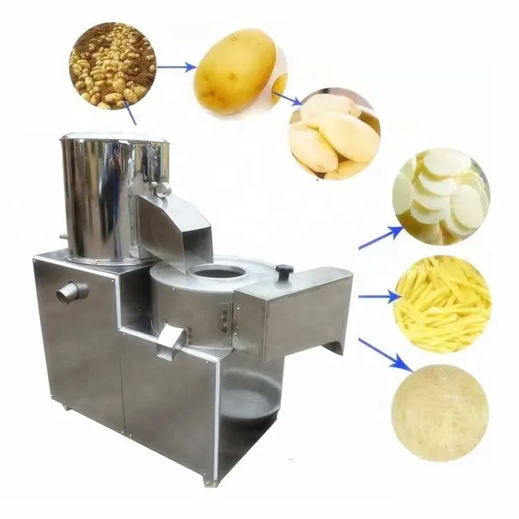 Elettrico Manioca Croccante Carota Affettatrice Patatine Fritte di Taglio di Patate Dolci Francese Fry Cutter Macchina