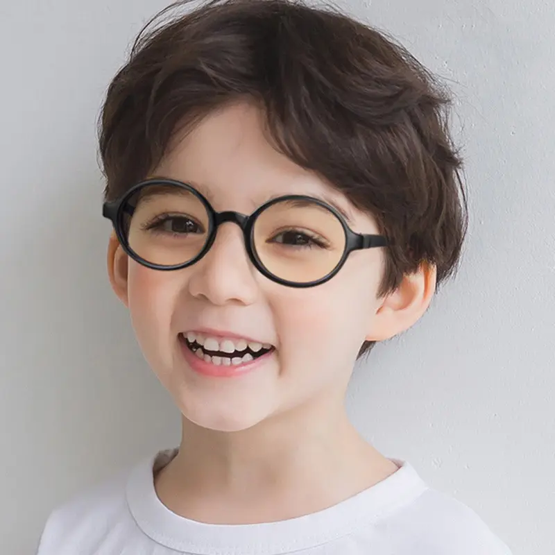 최신 아이 연구 온라인 수업 작은 원형 광학 프레임 도매 어린이 안경 남성 안경 디자인 눈 안경