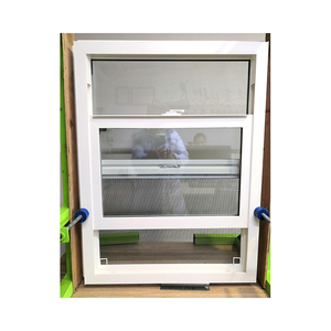 Factory Price PVC Single Hung Vertical Sliding Glass <strong>Sash</strong> <strong>Window</strong> with Mosquito Net Single-hung <strong>windows</strong> - Product Image 1