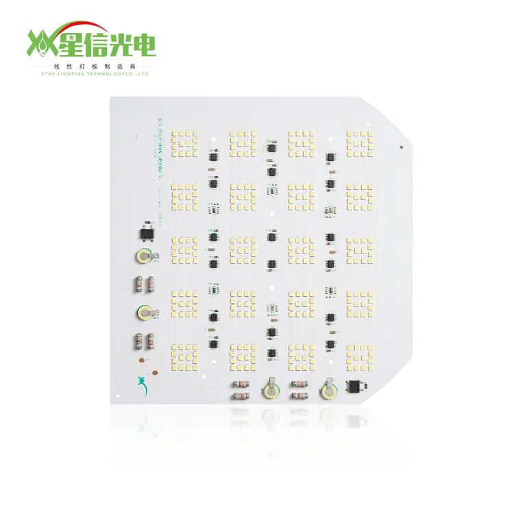 Placa PCB de aluminio de fábrica de China, protección contra sobretensiones, 150W, 200W, módulo LED DOB