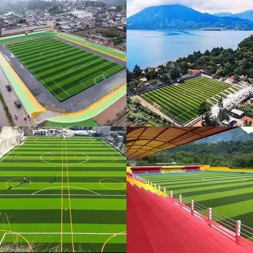 Hoge Slijtvastheid 40Mm Kunstmatige Voetbal Gras Chinese Kunstgras Kunstgras Voor Voetbal Pitch