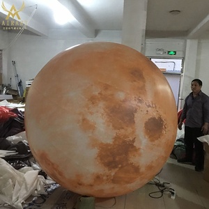 工厂价格九个行星气球太阳火星太阳系充气行星带led灯用于活动派对 - Product Image 6