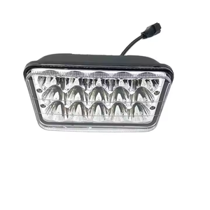 Oto kamyon motosiklet için 10-30V 45W 5 inç LED çalışma ışığı kare sürüş araba Offroad far - Product Image 3