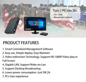2024 El mejor PC de cliente ligero G9 Quad-Core 2,0 GHz, RAM2GB/FLASH8GB 10,6/VMware/Citrix/Spice Protocol PC Stations Zero Client