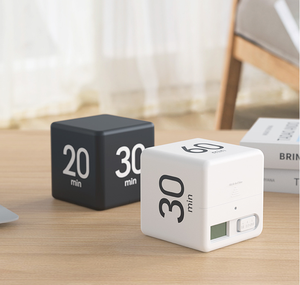 Kunden spezifisch 15-20-30-60 Minuten Cube Countdown Timer Kochen Küche Timer Study Timer