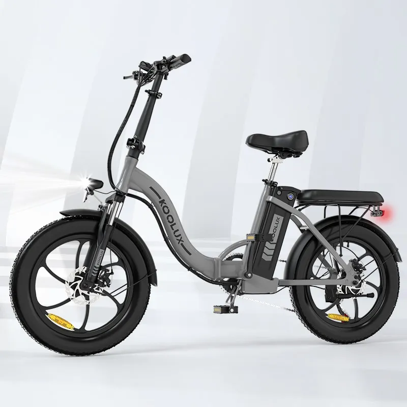 KOOLUX BK6S Großleistung 20-Zoll-Fettreifen Gelände 350W Enduro Motorrad Tarnkappenbomber elektrisches E-Bike 36V/11.2Ah Mountainbike