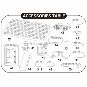 Juegos de bloques de construcción educativos Diy de plástico, 49 Uds., rompecabezas, bloques de construcción, modelo de Juguetes - Product Image 5