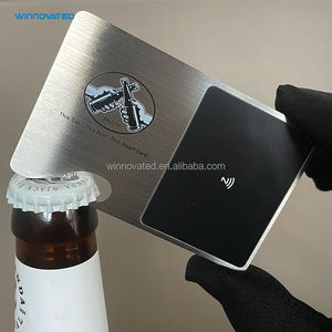 非接触式ID IC智能RFID芯片NFC金属名片