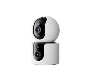 Xiaomi-Cámara inteligente dual C300, sensor CMOS de red PoE para interiores, detección facial de movimiento, micrófono integrado, tarjeta de memoria PTZ, almacenamiento Micro SD - Product Image 1