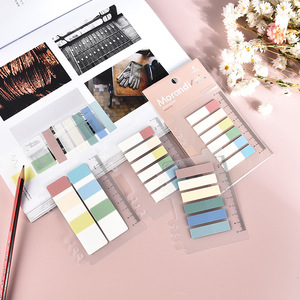 防水プラスチック卸売付箋インデックスラベルポスト分類ページネーションメモパッドNotebook with Post-tNote Notes - Product Image 4