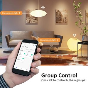 Tuya Smart Light Blubs 500LumLedカラー調整可能で調光可能で、Alexa Google Homeで動作します - Product Image 5