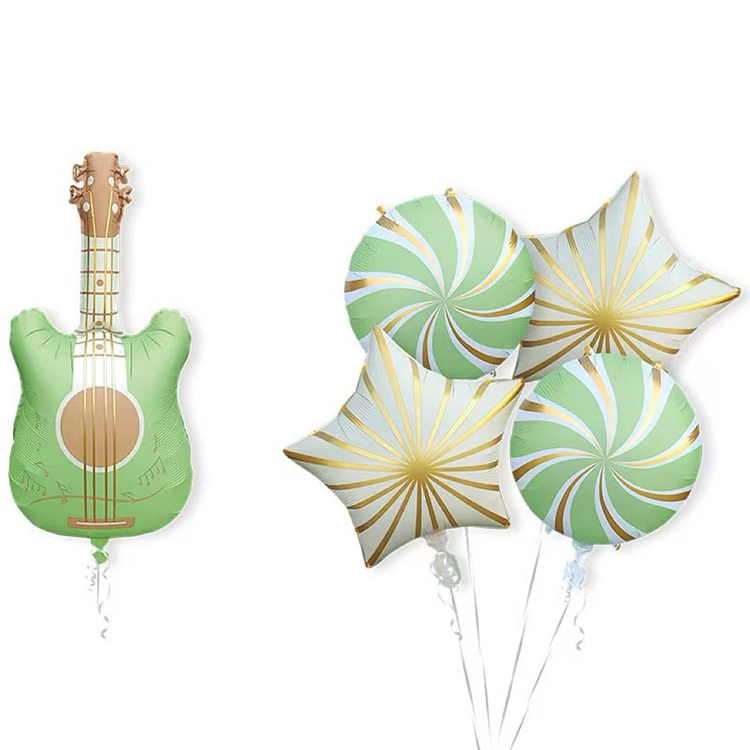 Ensemble de 5 pièces de guitare verte