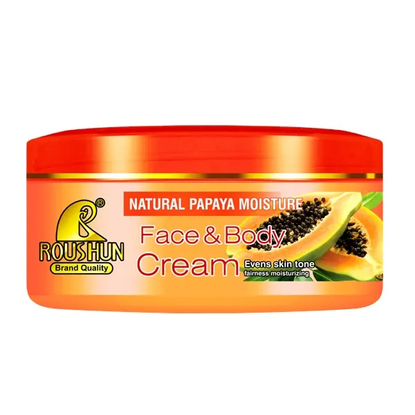 ROUSHUN-crema blanqueadora de Papaya, crema corporal para eliminar manchas oscuras, bueno para la piel, diferentes sabores