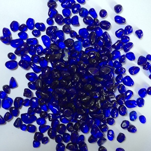 多色不褪色不规则玻璃珠装饰玻璃珠 - Product Image 4