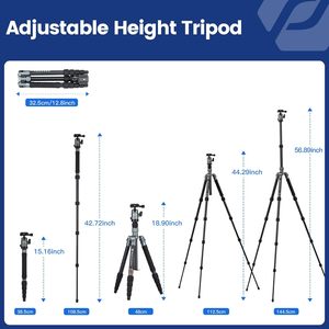 Fotopro tripod cho máy ảnh máy quay phim nhỏ gọn du lịch Tripod đứng nhôm Tripod và <span class=keywords><strong>Monopod</strong></span> cho DSLR máy ảnh - Product Image 5