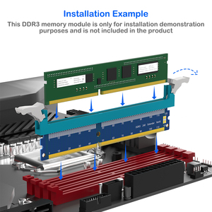 デスクトップコンピュータDDR3 RamアダプタDDR 3メモリモジュールテスト保護カード用長固定バックルRAM保護アクセサリ - Product Image 4