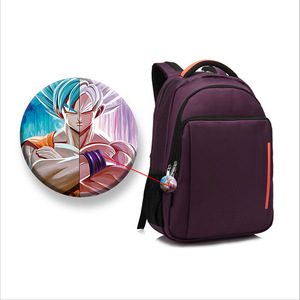 Yeni özel 3D Metal pimler 58mm merceksi Anime rozeti Japandi tarzı UV baskılı demir düğme sanat kartı plaka rozeti
