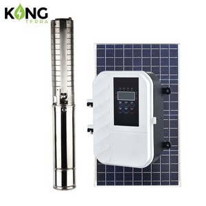 4 pulgadas 5,5 Metros 65 metros cúbicos por hora 72 voltios 750W Atts Bldc Mppt Controlador de bomba solar - Product Image 1