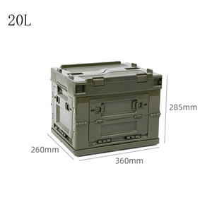 กล่องเก็บของอเนกประสงค์แบบพับเก็บได้สำหรับรถตั้งแคมป์กลางแจ้ง28L