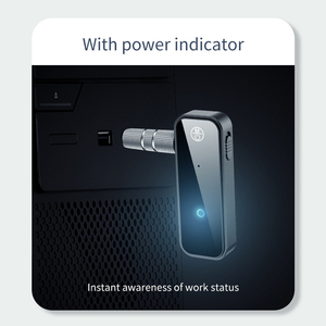 Bluetooth 5.0 Transmitter Receiver 2 In1 Jack Wireless <strong>Adapter</strong> 3.5mm <strong>Audio</strong> AUX <strong>Adapter</strong> for Car <strong>Audio</strong> Music Aux Handsfree Headset