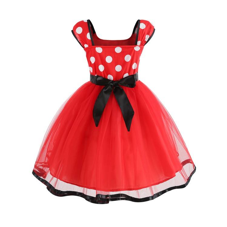 Cute Princess Dress for Girls Minnie Mesh Layered Tutu Performance Clothing for Kids of All Ages