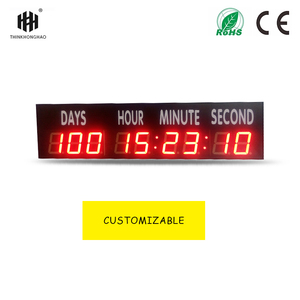 [Orologio digitale hong orologio conto alla rovescia LED Timer digitale supporta Hao interno a infrarossi personalizzato] Multi-funzione 4 pollici 9-bit rosso - Product Image 6