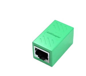 Conector RJ45 Extensor de red Ethernet Kabel Adaptador extensor RJ45 Interfaz Gigabit Conector de red hembra a hembra - Product Image 1