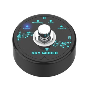 Wireless Portable Rechargeable BT <strong>MIDI</strong> Effector Pedal Mini <strong>MIDI</strong> <strong>Controller</strong> Software Effector <strong>Controller</strong> USB <strong>MIDI</strong> <strong>Controller</strong> - Product Image 1