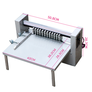 Table Type <strong>400mm</strong> Electric Label <strong>Cutter</strong> A4 Indentation Dotted Line Machine Self-Adhesive Paper Processing Machinery - Product Image 1