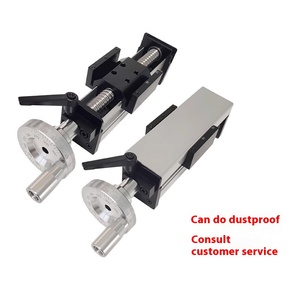 Módulo de movimiento de mesa deslizante de riel de guía lineal de tornillo de bola con elevación cruzada de rueda oscilante manual - Product Image 5