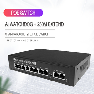 Fabrika doğrudan OEM/ODM Ethernet RJ45 10/100Mbps yönetilmeyen 8POE + 2 güvenlik kamerası Poe anahtarı için AP-1028PM - Product Image 4